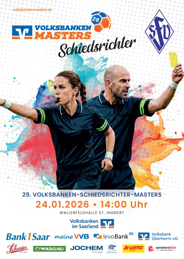 Plakat Volksbanken-Masters Schiedsrichter 2026