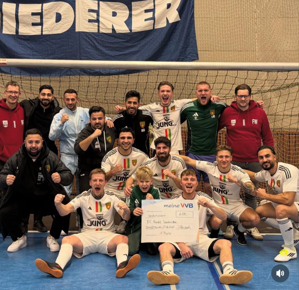 Sieger FC Kandil Saarbrücken beim Turnier des SSC Schaffhausen (Quelle: Facebook FC Kandil Saarbrücken)