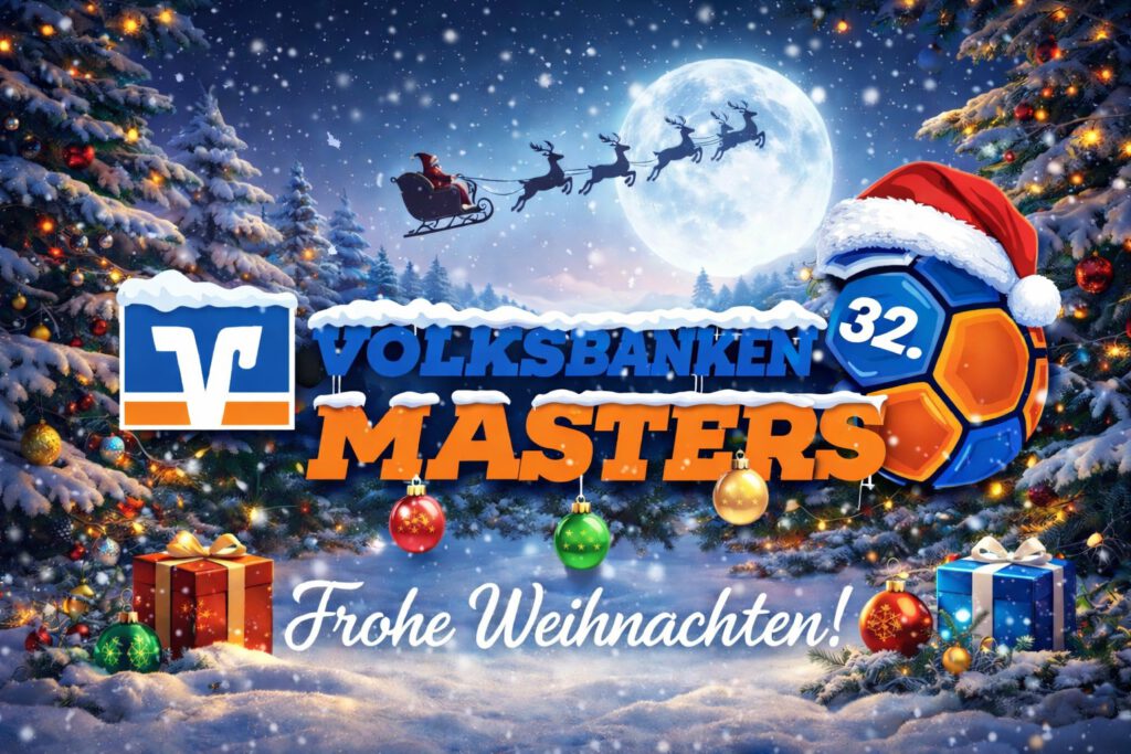 Weihnachtskarte vom Volksbanken-Masters Team