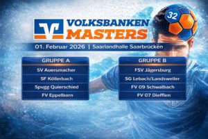 Übersicht der Gruppen beim Finale des Volksbanken-Masters