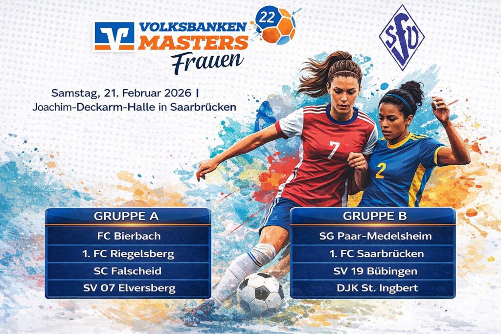 Plakat Auslosung Volksbanken-Masters Frauen