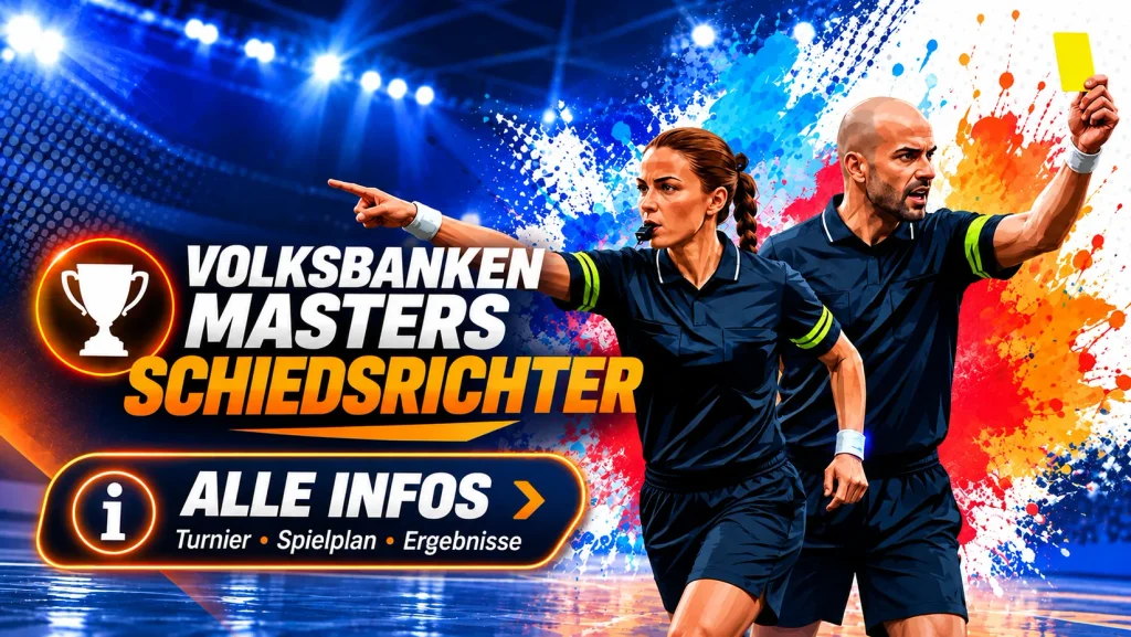 Hinweis Volksbanken Masters Schiedsrichter - Alle Infos